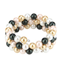 wholesale colors silver plated Shell pearl adjustable bracelet