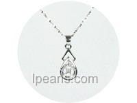 five pieces tear-drop  925 sterling silver pendant accessories