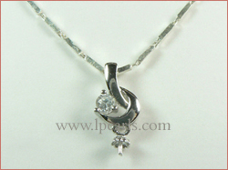 five pieces moon shape 925 sterling silver pendant accessories