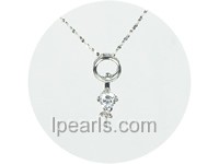 5pcs circle pattern 925 sterling silver pendant accessories