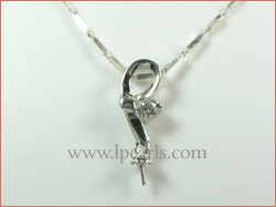 five pieces p shape 925 sterling silver pendant accessories