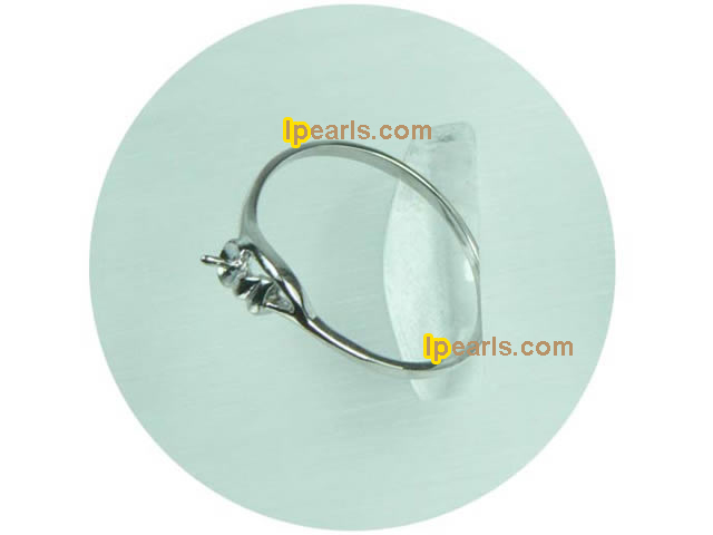 925 sterling silver jewelry pearl ring mountings