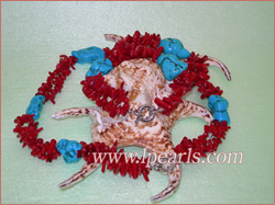 Red coral necklace jewelry & bracelet