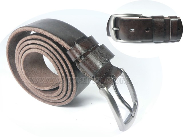 Dark Brown leather belt wholesale