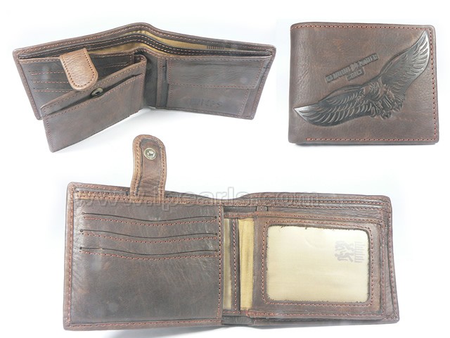 Brown Leather Credit Card Wallet
