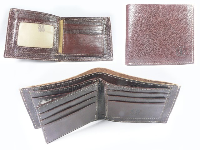 Wholesale Leather Credit Card Wallet With Simple Design