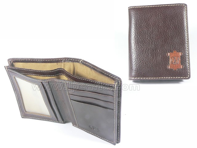 Leather Bifold Passcase Men's Wallet