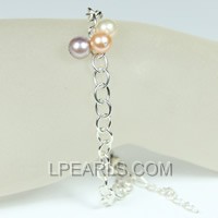 wholesale 925 sterling silver pearl bracelet
