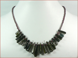 16mm green jade crystal crystal necklace wholesale