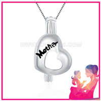 Sweet design 925 sterling silver Mother love cage pendant