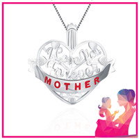 Fashion design 925 sterling silver Mother cage pendant