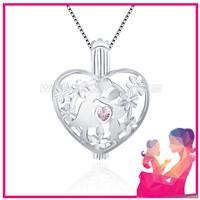 Latest 925 sterling silver Mother love cage pendant