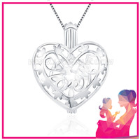 Popular 925 sterling silver Love mom cage pendant