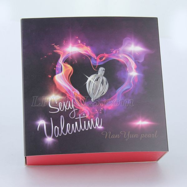 Valentine's Wish Akoya pearl gift set 925 sterling silver nec