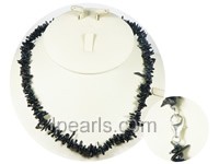 black color branch coral necklace with some discount on wholesal