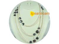 wholesale 7-8mm white potato freshwater pearls necklace