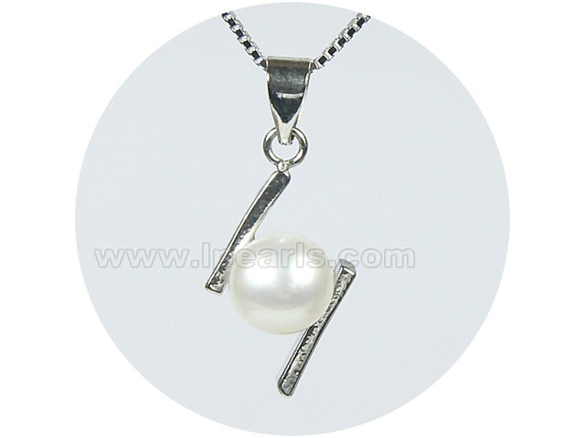 8-8.5mm freshwater jewelry pearl pendant