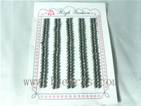 3-3.5mm AAA bread freshwater loose pearl in peacock green color