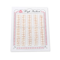 4.5-5mm AAA white bread-shape freshwater loose pearl 90 pairs