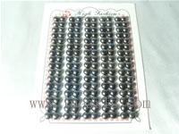 5.5-6mm AAA peacock blue bread-shape freshwater loose pearl