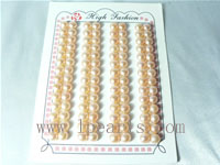 6-6.5mm AAA pink bread-shape freshwater loose pearl