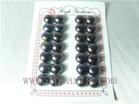 12-12.5mm AAA wine red bread shape freshwater loose pearl