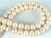 12mm natural pink freshwater potato pearl strands on wholesale