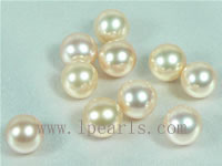 50pcs 7.5-8mm natural pink freshwater round loose pearl beads