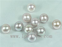 20pcs 9-9.5mm natural purple freshwater round loose pearl beads