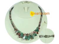 Multi-colors beads necklace jewelry