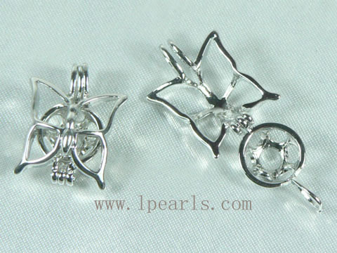 5pcs butterfly shape 18K GP pendant accessories on wholesale