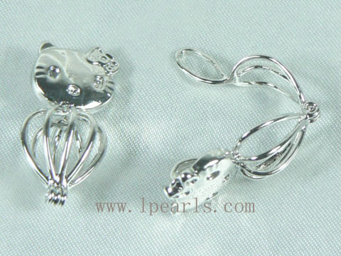 5pcs lovely cat shape 18K GP pendant accessories on wholesale
