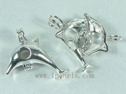 5pcs cute dolphin shape 18K GP pendant accessories on wholesale