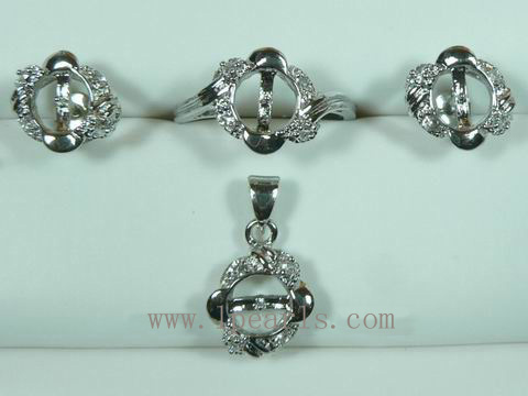 wholesale 18K GP jewelry mounting sets