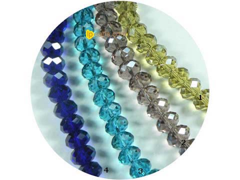 wholesale 500 pieces 8mm different color incision crystal beads