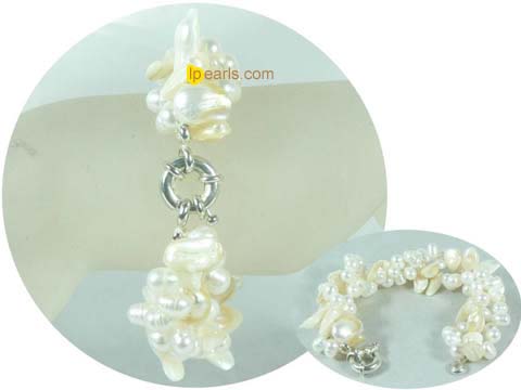 7*10mm blister  jewelry pearls bracelet
