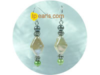 keishi freshwater pearl with potato freshwater pearl earrings