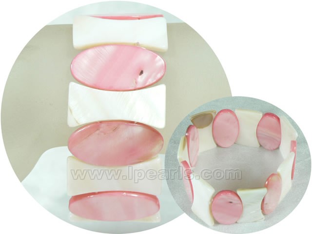 colorful stretch shell bracelet on wholesale