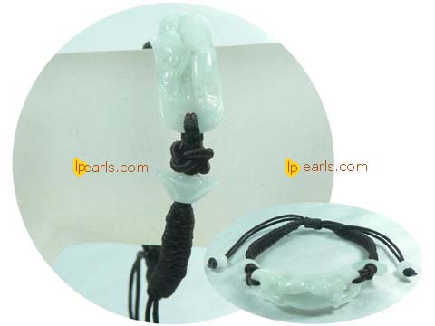 wholesale adjustable knitted bracelet with elegant shape gemsto