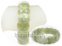 wholesale square shape gemstone stretchy bracelet