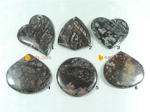5 pieces pink Australia gemstone pendant on wholesale