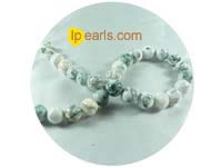 5 pieces 12mm moss agate strand on wholesale