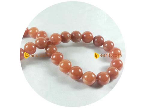 5 pieces 12mm red aventurine strand on wholesale