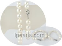 wholesale 8-9mm potato freshwater pearl Mother Daughter bracelet