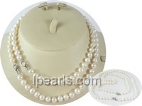 wholesale 7-8mm potato pearl Mother Daughter necklace