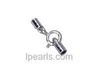5pcs 1.5mm 925 sterling silver spring ring clasp