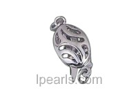 5pcs 8*12mm 925 sterling silver fish hook clasp