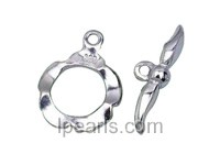 5pcs unique 15mm 925 sterling silver jewelry toggle clasp