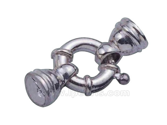 5pcs 14mm 925 sterling silver spring ring clasp