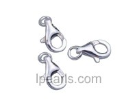 5pcs 7*13mm 925 sterling silver lobster clasp